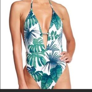 The Bikini Lab Fronds one piece swimsuit